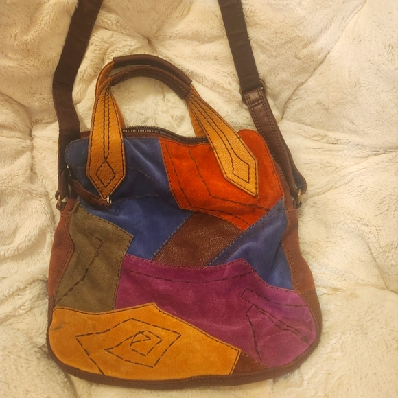 Lucy Brand Patchwork Handbag - Picture 2 of 7